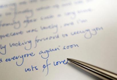 Writing in english : Examples