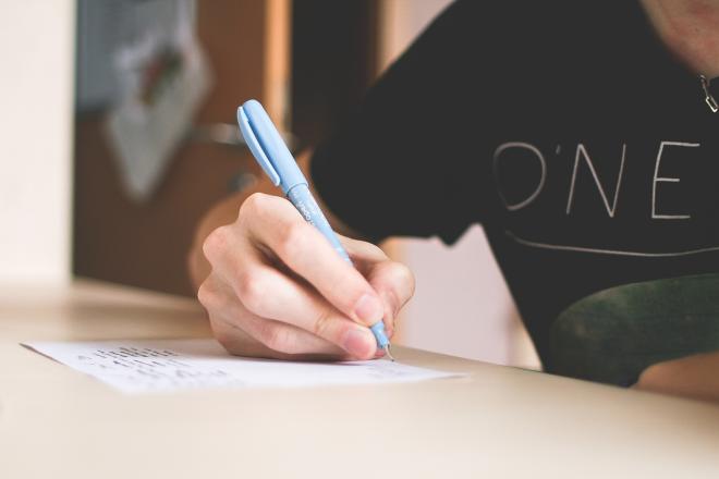 demande manuscrite d'inscription