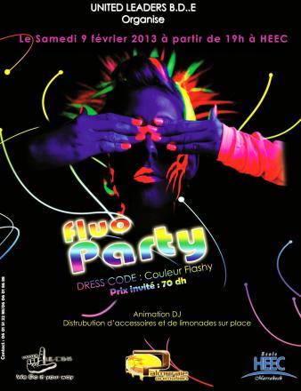 FLUO PARTY à HEEC Marrakech