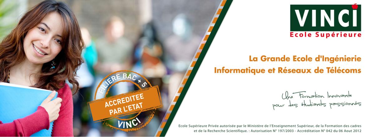 Inscriptions Ecole Supérieure VINCI