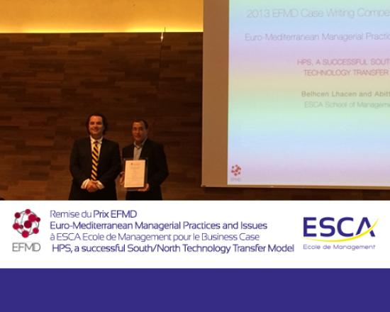 ESCA Ecole de Management primée à l'international pour le Business Case HPS