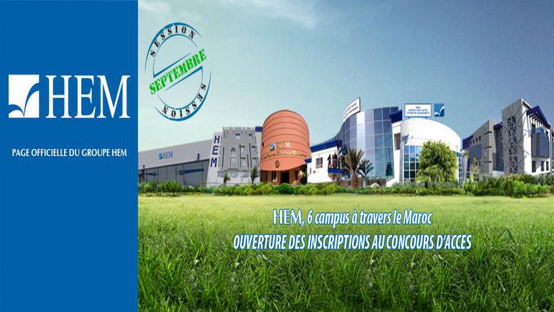 HEM - Inscriptions ouvertes pour le mois de septembre