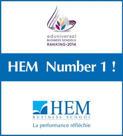HEM - Numéro 1 au Maroc selon le Classement Eduniversal  2014