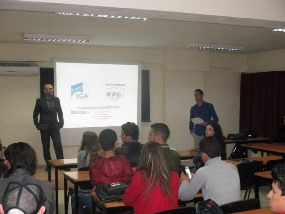 IGA Fes: Compagne élection BDE 2014/2015