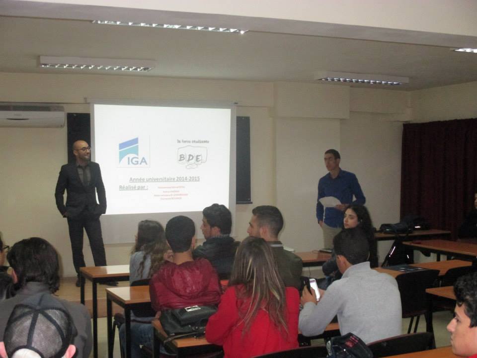 IGA Fes: Campagne élection BDE 2014/2015