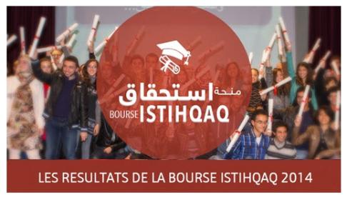 Les résultats de la Bourse ISTIHQAQ 2014/2015