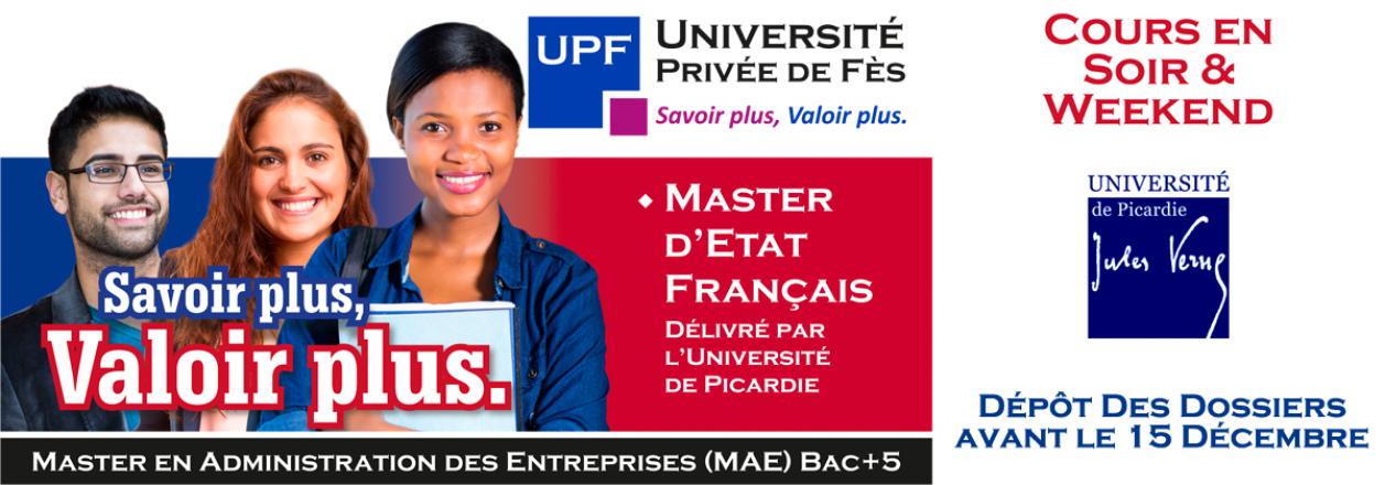 Master en Administration des entreprises