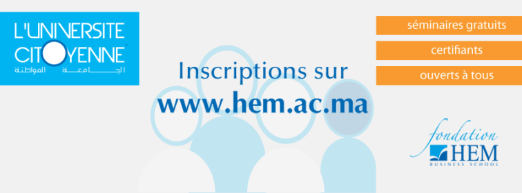 HEM - 18ème édition de l'Université Citoyenne ® dans tous les Campus HEM.