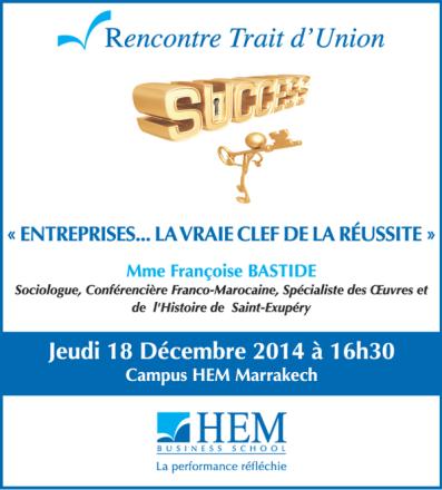 HEM - Rencontre Trait-d'Union à HEM Marrakech 