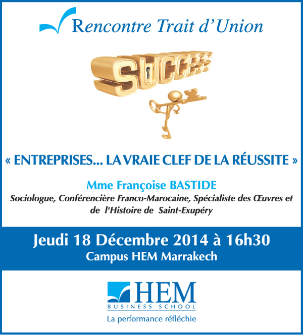 HEM - Rencontre Trait-d'Union à HEM Marrakech 
