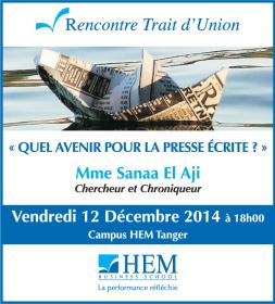 HEM - HEM Tanger rencontre Trait-D'Union sous le thème  