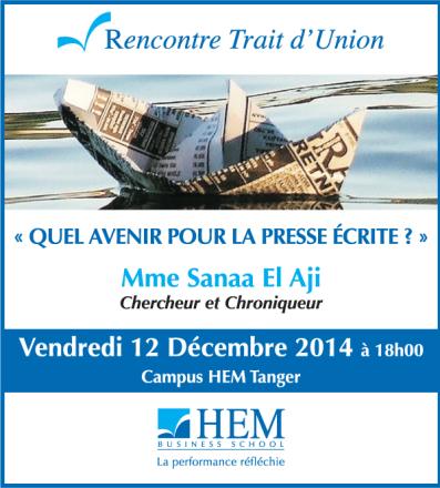 HEM - HEM Tanger rencontre Trait-D'Union sous le thème  