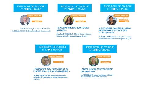 HEM - L’Université Citoyenne ouvre son cycle de séminaires le Samedi 17 Janvier dans ses 6 Campus