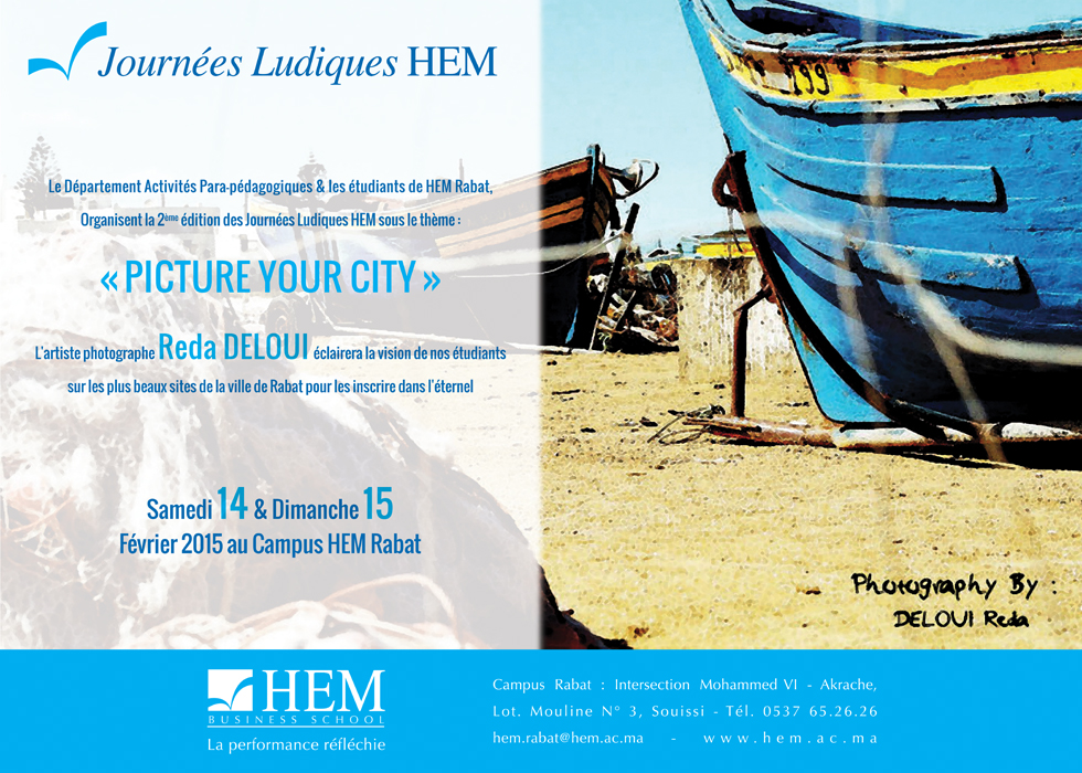 HEM - Picture your City - 2ème édition des Journées Ludiques de HEM Rabat