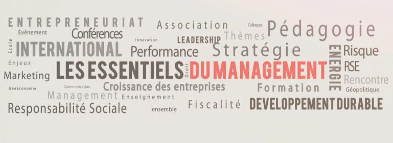 Cycle des conférences: Les essentiels du management ESCA