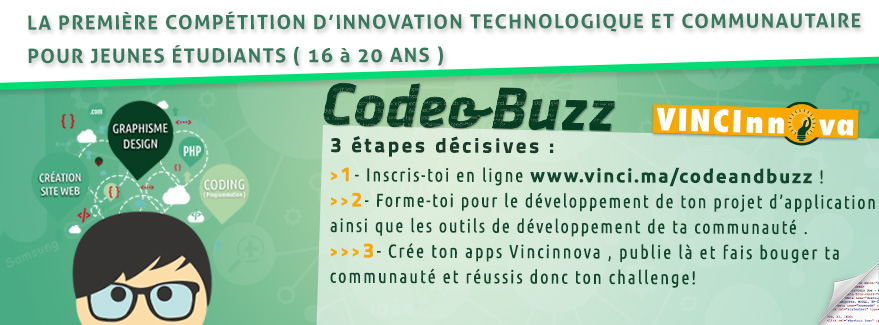 Lancement de la compétition Codeandbuzz le 01 avril