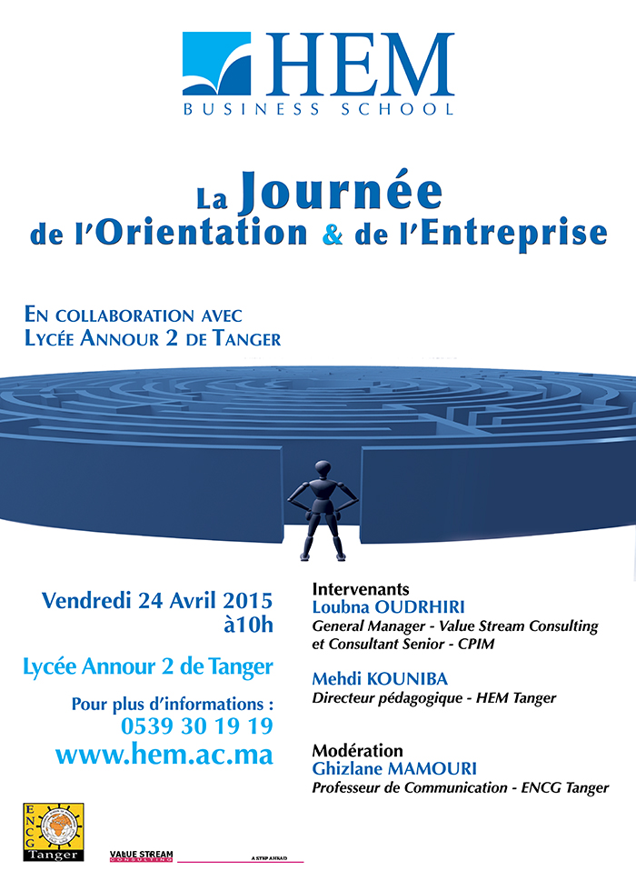 HEM - Deuxième Journée de l'Orientation & de l'Entreprise au campus de HEM Tanger