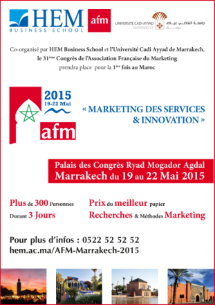 HEM - 31e congrès de l'Association Française Marketing - AFM 2015