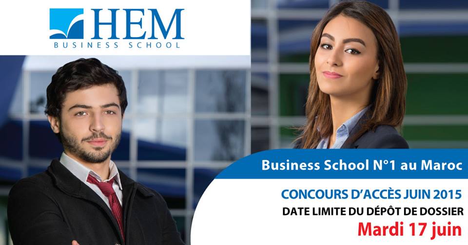 HEM - Ouverture des inscriptions au concours d'accès 1ère année à HEM.
