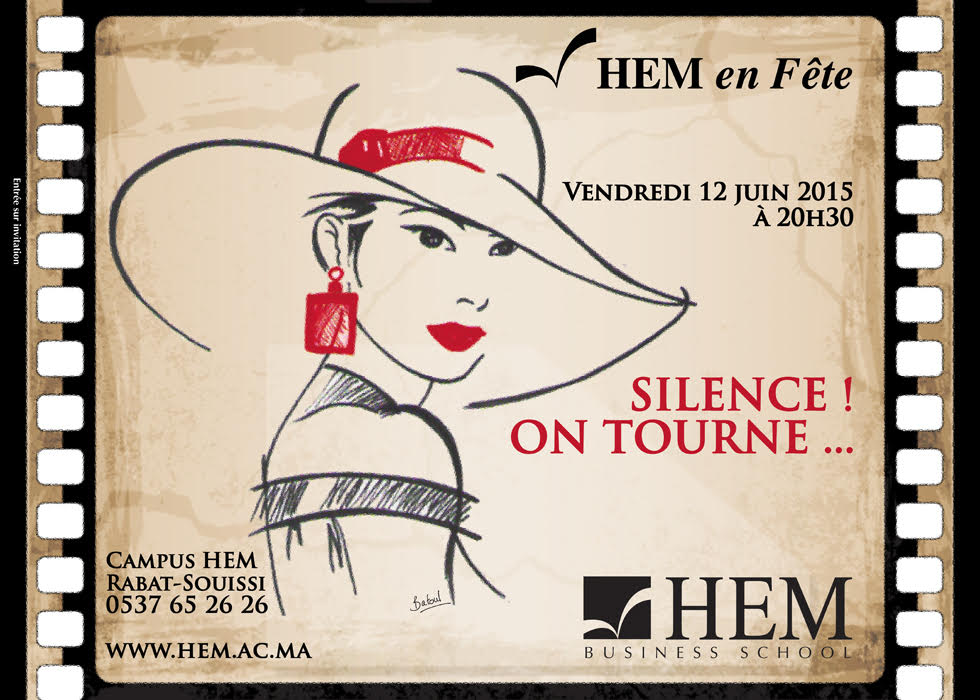 HEM - Soirée de consécration de HEM Rabat : Silence, on tourne...