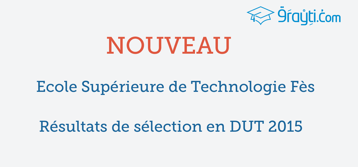 résultats est fès 2015