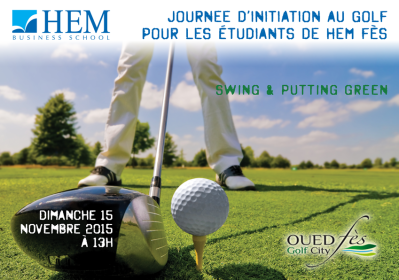 HEM - Journée d’initiation au golf pour les étudiants de HEM Fès