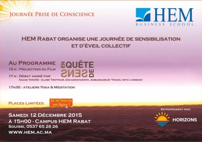 HEM Rabat - Journée Prise de conscience – En quête de Sens