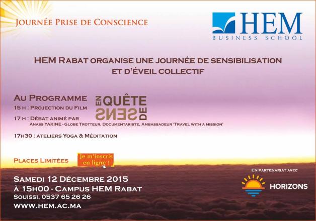 HEM Rabat - Journée Prise de conscience – En quête de Sens