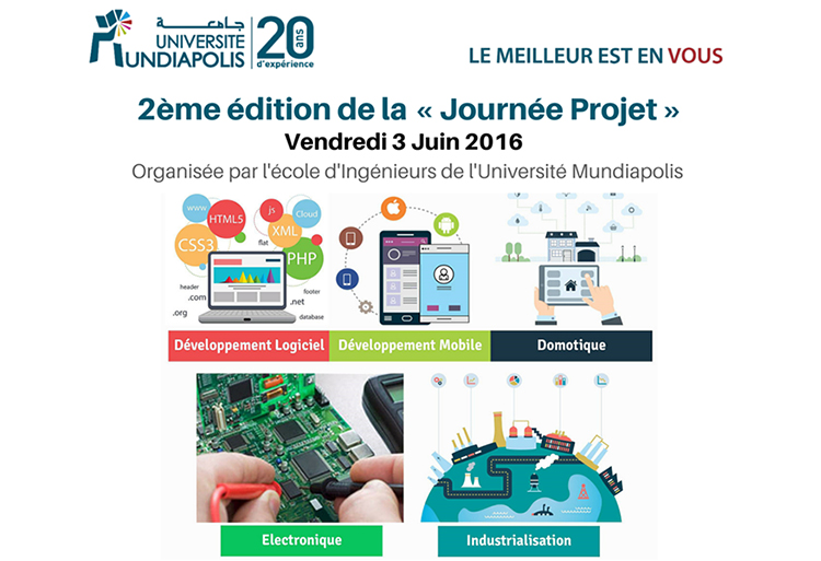 2ème édition de la « Journée Projet » de l'École d'Ingénieurs de l'Université Mundiapolis