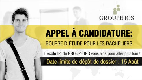 Appel à candidature : Bourses d'études pour les bacheliers !