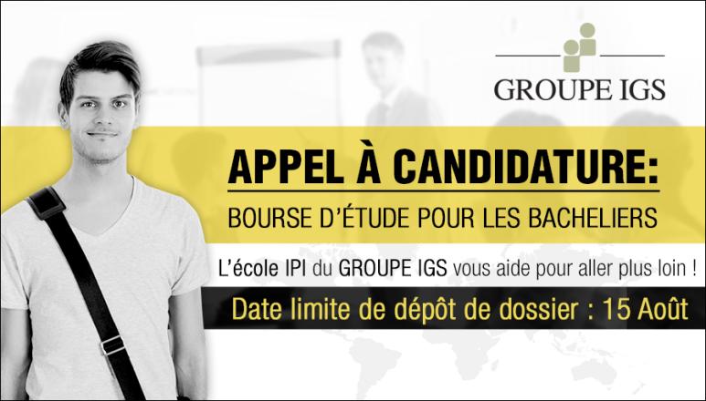 Appel à candidature : Bourses d'études pour les bacheliers !