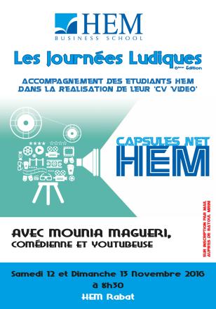 HEM Rabat - Journées ludiques HEM - Capsules Net HEM