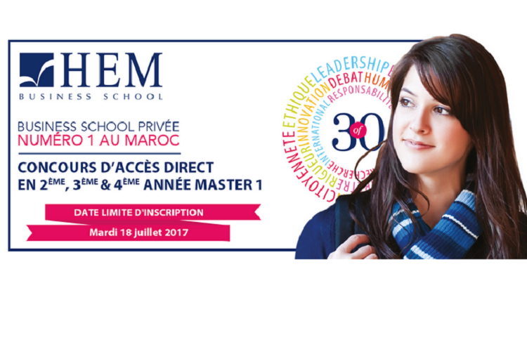 Concours d’accès direct HEM Juillet 2017
