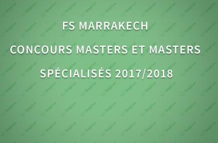 Concours-Masters-FS-Marrakech-2017