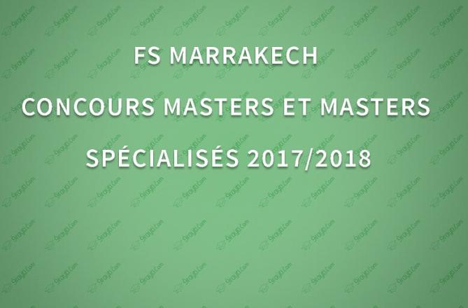 Concours-Masters-FS-Marrakech-2017