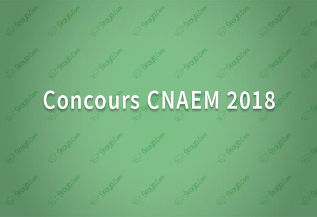 Concours CNAEM 2018