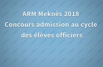 Concours élèves officiers ARM 2018
