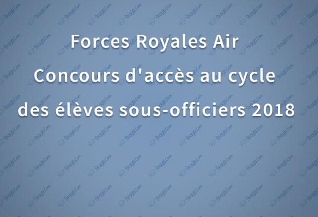 FRA Concours élèves sous officiers 2018