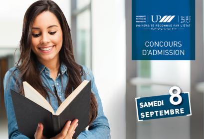 Concours d'admission à l'UPM Samedi 8 Septembre