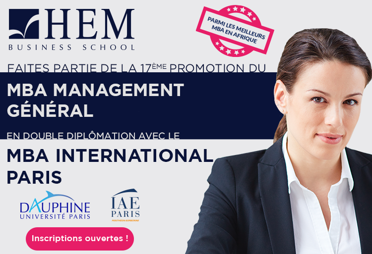 Faites partie de la 17e promotion du MBA Management Général de HEM – Dauphine – IAE Paris !