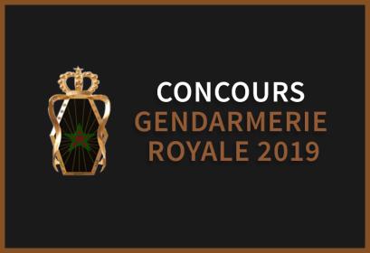 Concours Elèves Gendarmes Gendarmerie Royale Maroc 2019