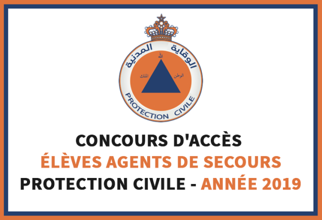 Concours Élèves Agents Secours Protection Civile 2019