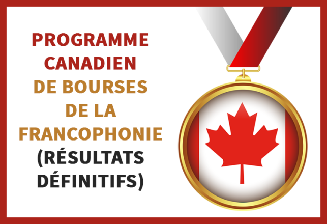 Liste Définitive Candidats Programme Canada Bourses Francophonie 2019