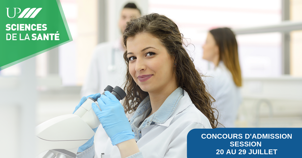 Concours d’accès aux programmes Licence et Master Santé - 20 au 29 juillet 2019