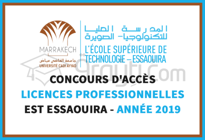 concours Licences Professionnelles EST Essaouira 2019