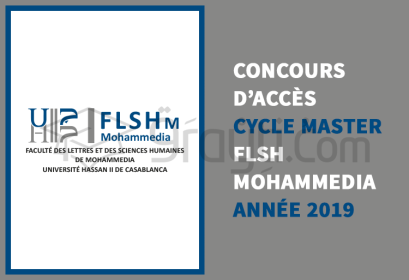concours Masters FLSH Mohammedia 2019