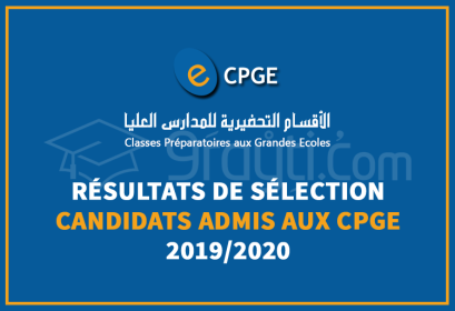 résultats sélection candidats admis CPGE 2019