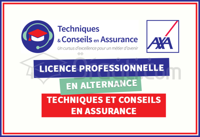 Lancement 2ème phase inscription pour LP alternance Techniques Conseils Assurance AXA Services Maroc 2019