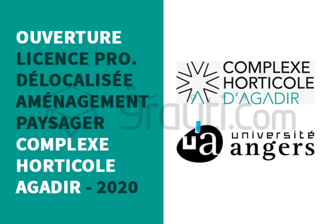 ouverture Licence Professionnelle délocalisée Aménagement Paysager CHA Agadir 2020