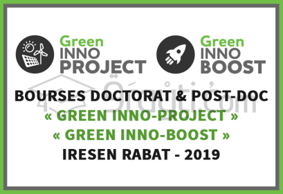 bourses doctorat post-doctorat Green Inno-PROJECT Green Inno-BOOST 2019